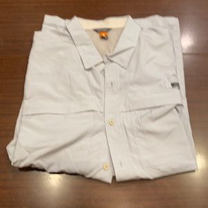 Eddie Bauer, short sleeve work shirt dry fit, XL, like new.
